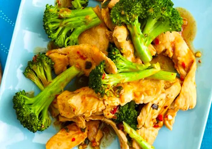 Sweet and Spicy Chicken and Broccoli Stir-Fry