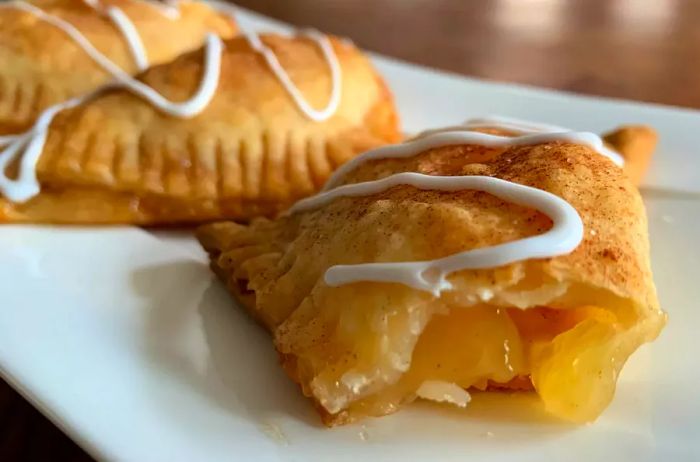 apple turnovers made with pre-made pie crust