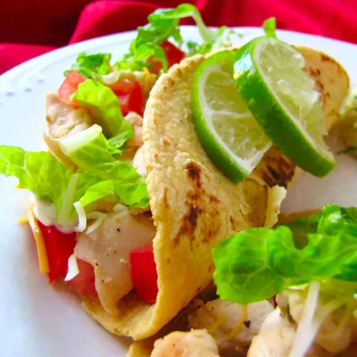 Lime Chicken Soft Tacos