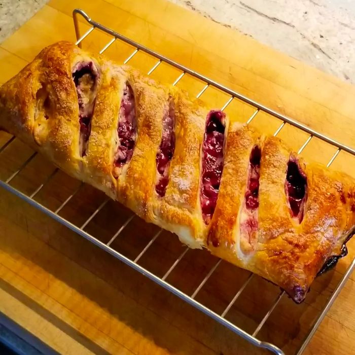 Black Walnut and Cherry Strudel Recipe