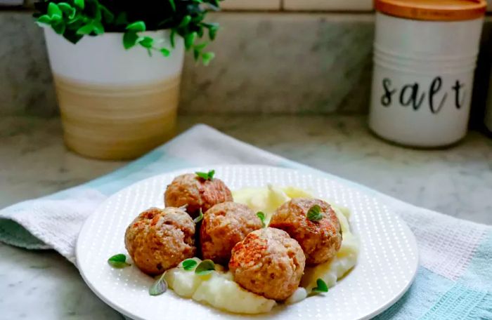 Ground Turkey-Ricotta Meatballs