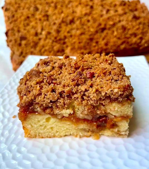 Peach Cobbler Coffee Cake