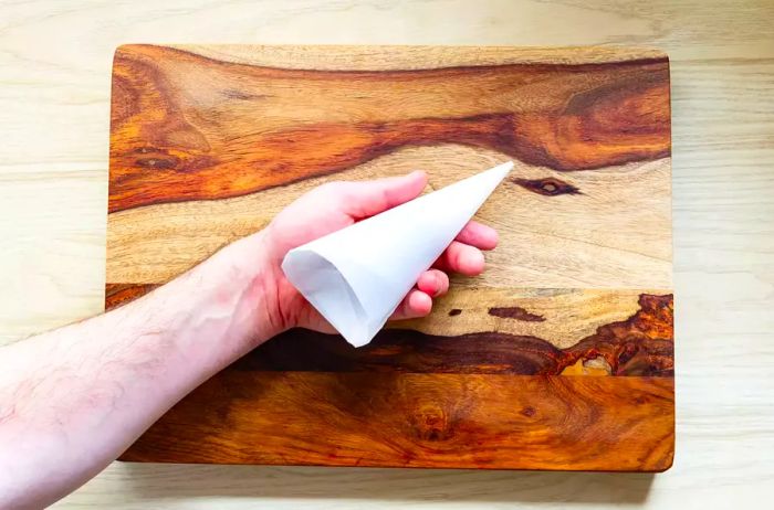 Parchment paper piping bag