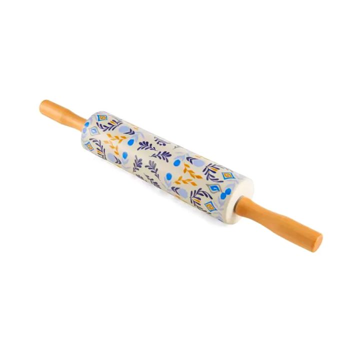 Ceramic Rolling Pin on White