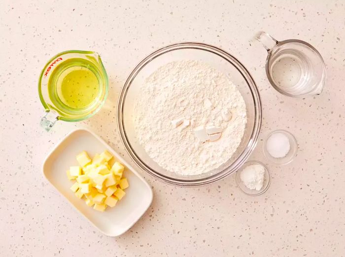 Ingredients for Jamaican Fried Dumplings