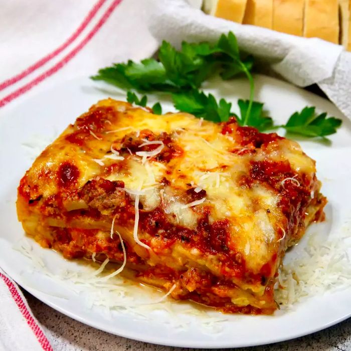 Classic Homemade Lasagna