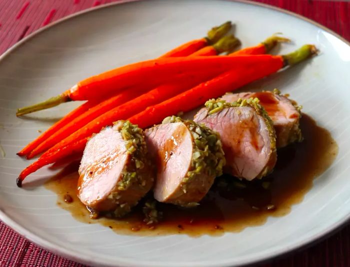 Pumpkin Seed-Crusted Pork Tenderloin Roast