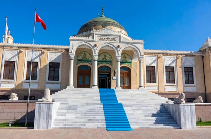 The Ankara Ethnography Museum was completed in 1928.