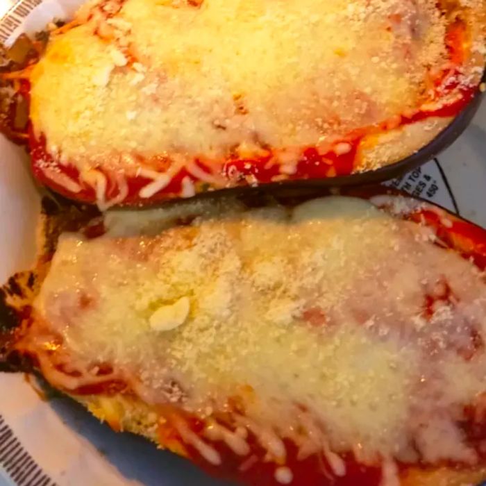 Stuffed Eggplant Parmesan