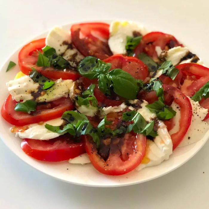 Caprese Salad with Balsamic Reduction