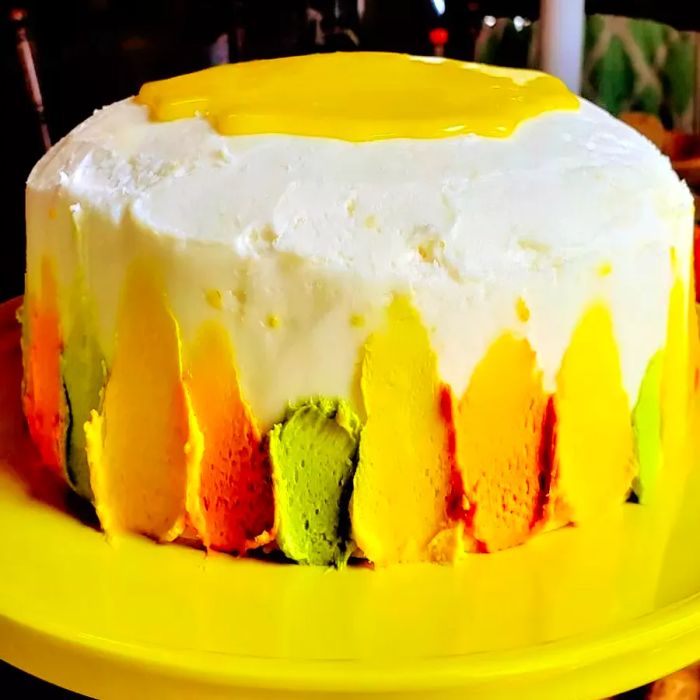 Lemon Cake with Lemon Filling and Lemon Butter Frosting