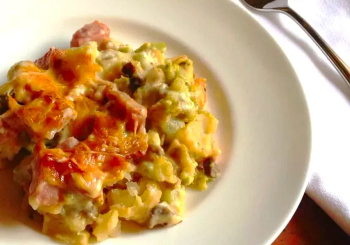 Ham, Potato, and Broccoli Casserole