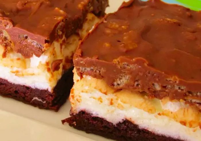 Brownie-Mallow Bars