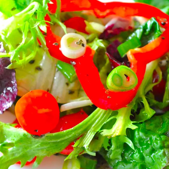 Italian Leafy Green Salad