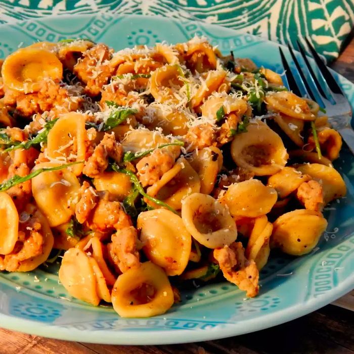 One Pan Orecchiette Pasta