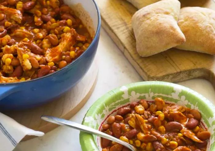 Quick and Simple Chicken Chili