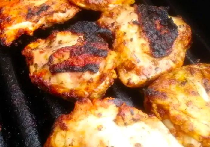 Grilled Tandoori Chicken Thighs