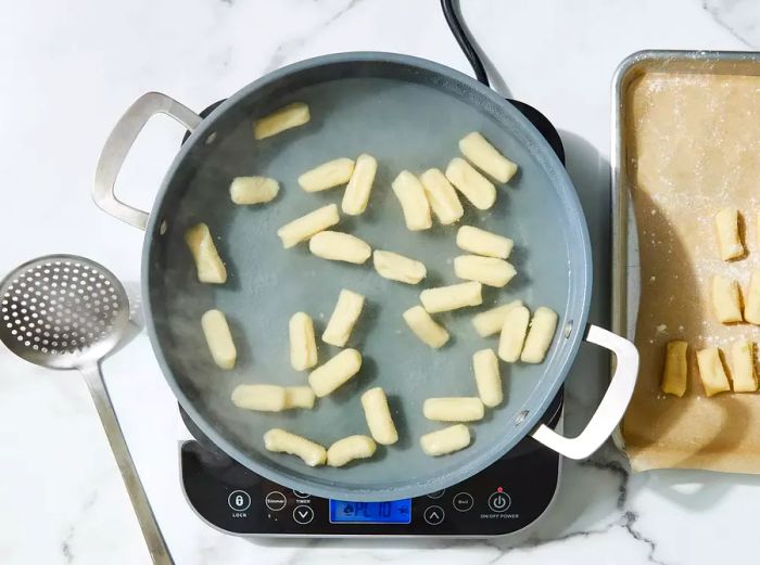 gnocchi cooked until they rise to the surface