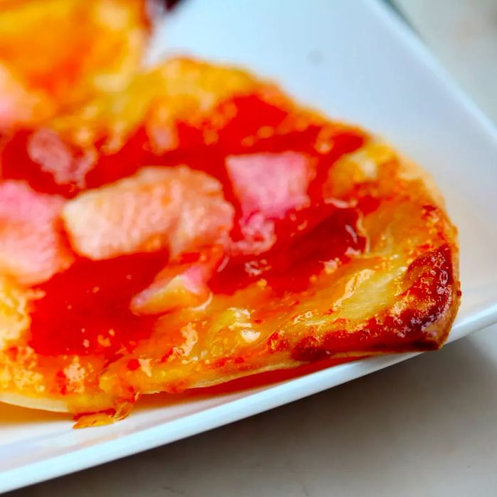 Peach Tartlets with a Sweet Apricot Glaze