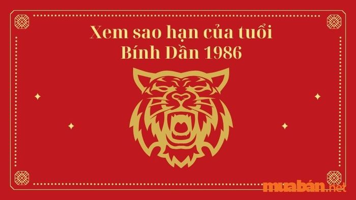 Xem sao hạn của tuổi Bính Dần 1986 năm 2024