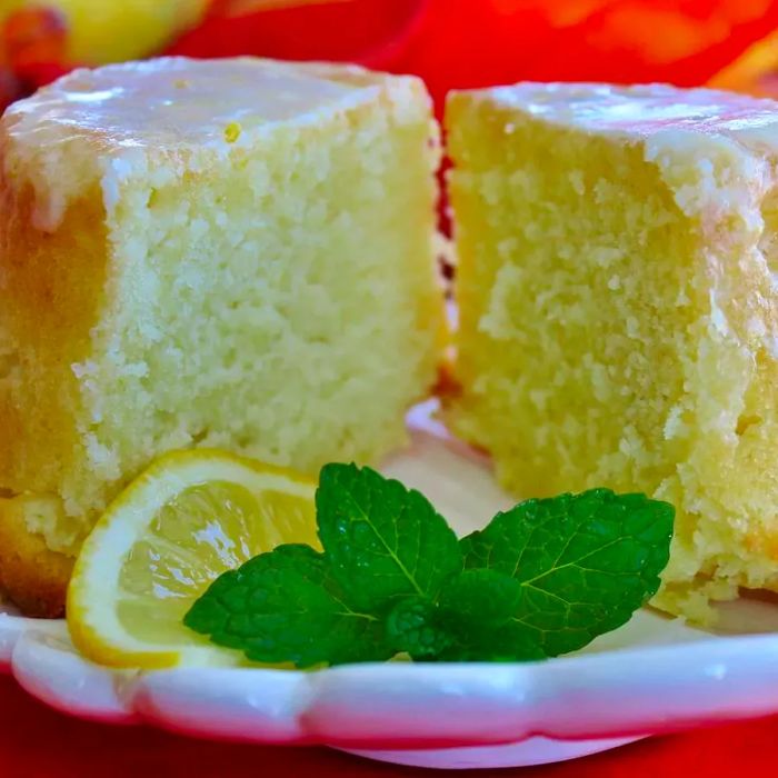 Lemon-Buttermilk Pound Cake with Aunt Evelyn's Luscious Lemon Glaze