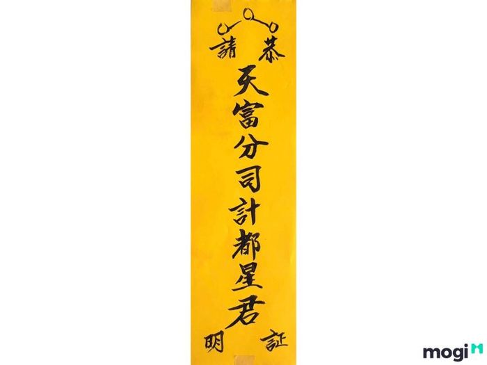 Bài vị cúng sao Kế Đô cho lễ giải hạn