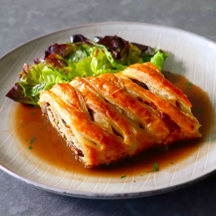 Chicken and Mushroom Strudel