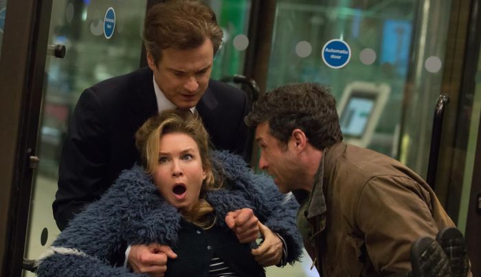 Colin Firth, Renée Zellweger và Patrick Dempsey trong Bridget Jones’s Baby