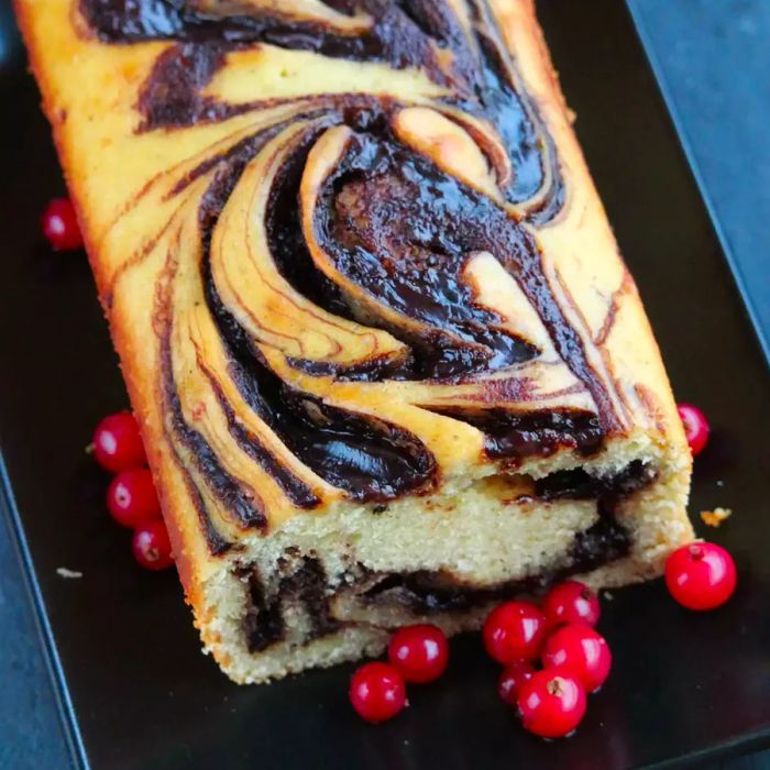 Nutella Cream Cheese Pound Cake