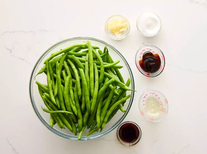 Ingredients for Chinese Buffet-Style Green Beans