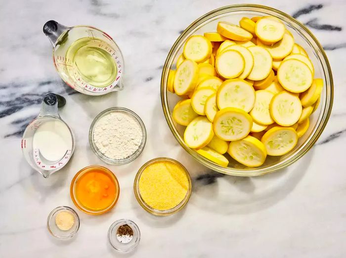 Ingredients for Country Fried Squash