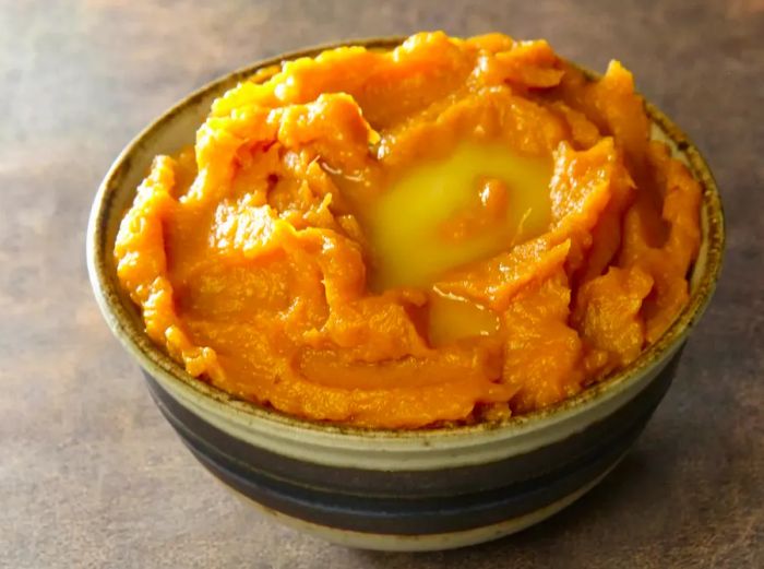 creamy mashed sweet potatoes