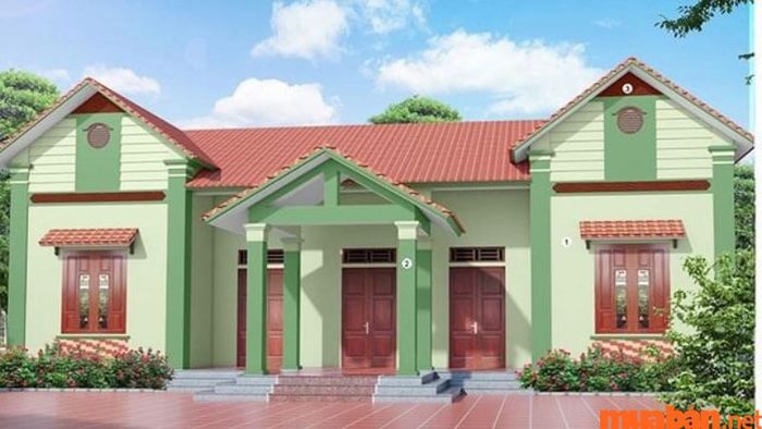 Lựa chọn màu sơn nhà như xanh lục, xanh lá, hoặc những màu thuộc mệnh Mộc sẽ rất phù hợp cho người mệnh Sơn Hạ Hỏa.