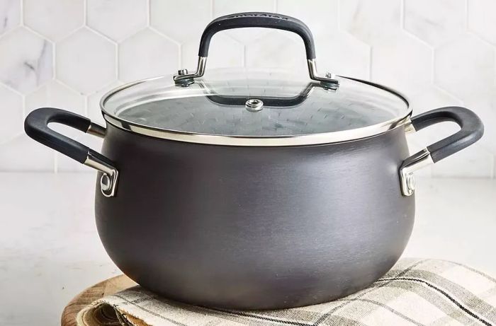 Hard-Anodized Aluminum 3-Qt. Nonstick Soup Pot with Lid, Exclusively at Macy's