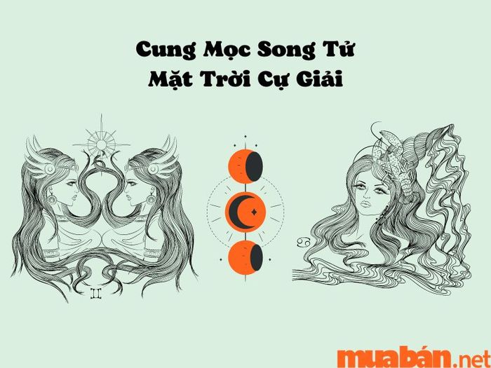 Cung mọc Song Tử kết hợp với mặt trời Cự Giải