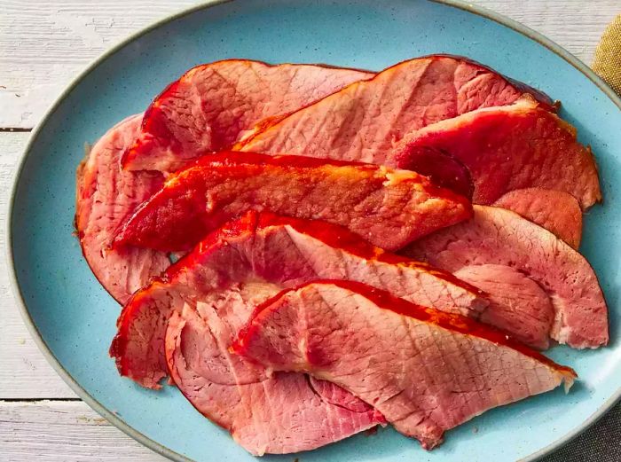 Slow cooker ham