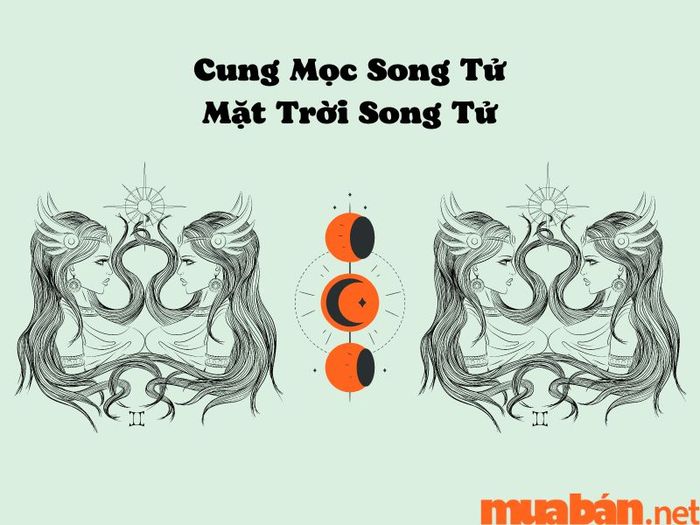 Cung mọc Song Tử kết hợp với mặt trời Song Tử