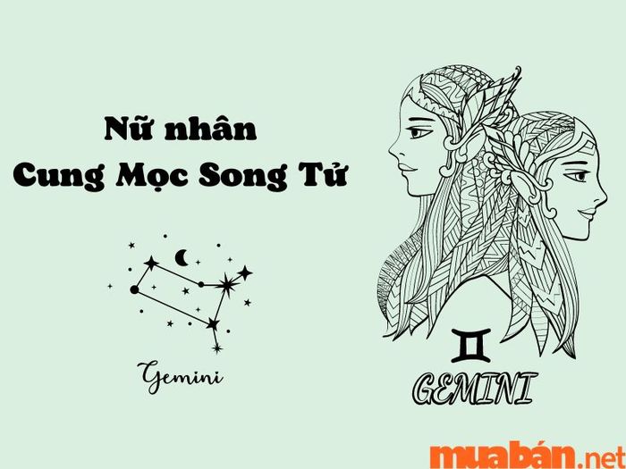 Phụ nữ sở hữu cung mọc Song Tử có một cá tính độc đáo và năng động.