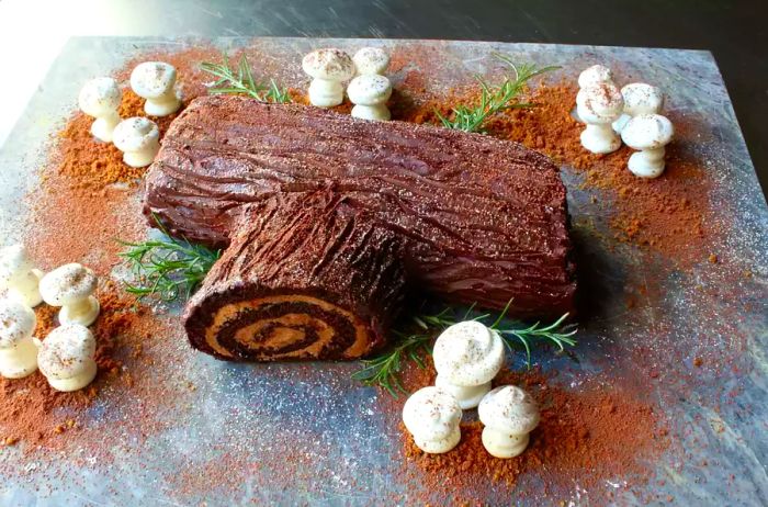 Chocolate Yule Log