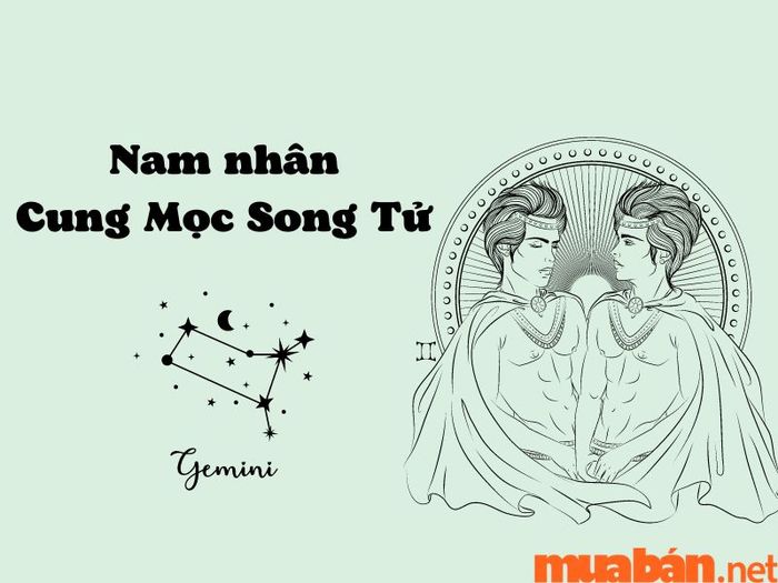 Đặc điểm của nam giới thuộc cung mọc Song Tử.