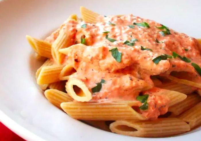 Tomato-Cream Sauce for Pasta