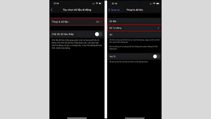Hướng dẫn kiểm tra điện thoại của bạn có thuộc khu vực sử dụng Vinaphone 5G trên iPhone
