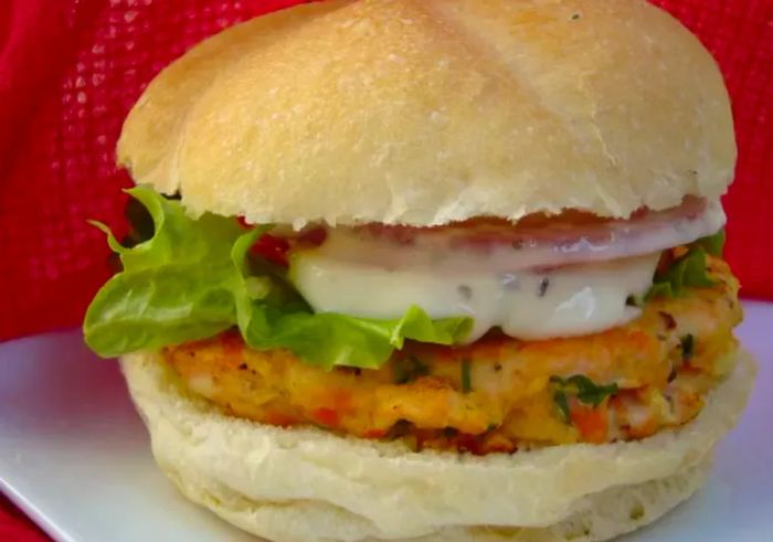 Lemon Salmon Burgers