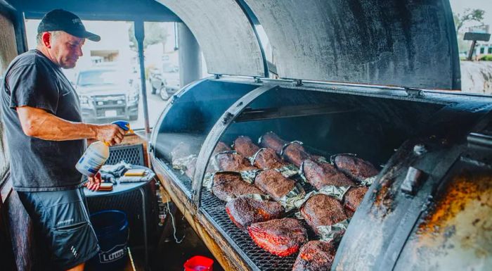 'If you're looking for a great variety of top-notch barbecue spots within a short drive, Austin is an excellent choice. That's where you'll find InterStellar, featuring Warren McDonald in the photo.'