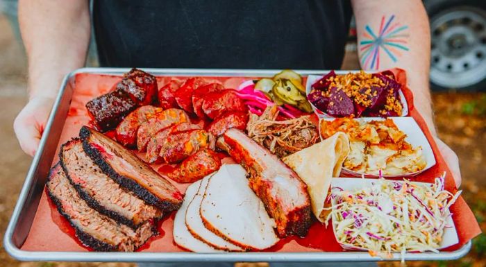 The second spot on the list, InterStellar BBQ, is located in northwest Austin.