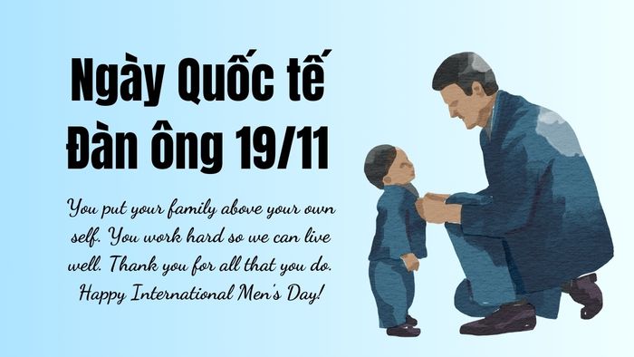 Hình ảnh chúc mừng Ngày Quốc tế Đàn ông 1