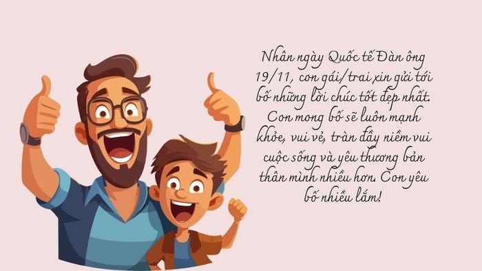 Hình ảnh chúc mừng Ngày Quốc tế Đàn ông 4