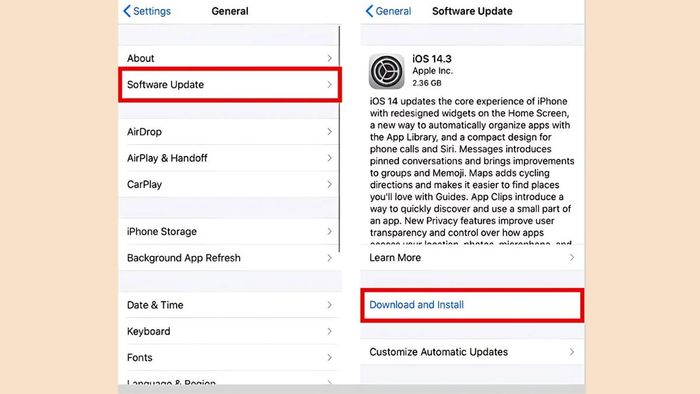 App Store không thể cập nhật