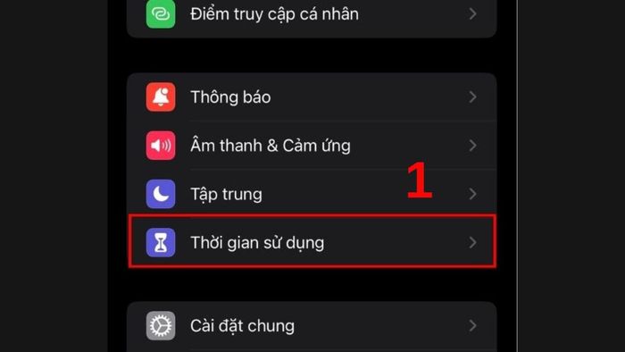 Sửa lỗi App Store mất biểu tượng - bước 1