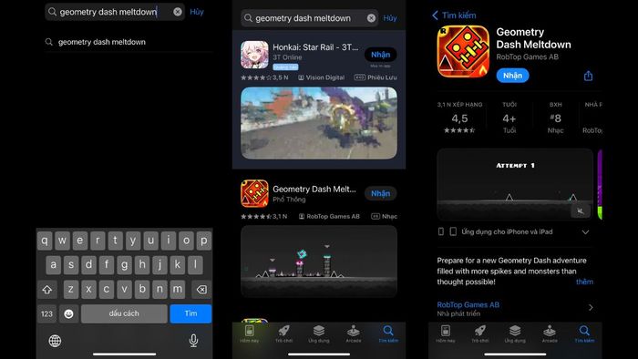 Hướng dẫn tải và cài Geometry Dash Meltdown trên điện thoại